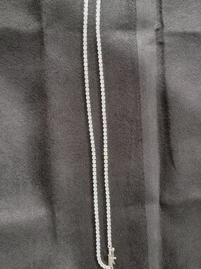 Luv AJ Classic Silver-Tone Tennis Necklace - Elegant Women’s Jewelry